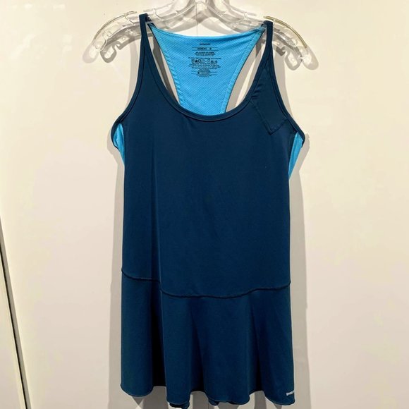 Patagonia Women's All Weather Active Dress Blue Medium - Picture 3 of 8